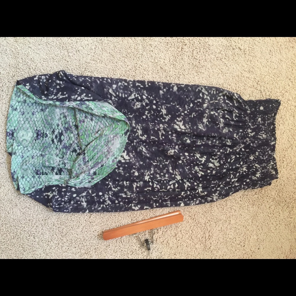 Cabi dual sided maxi skirt